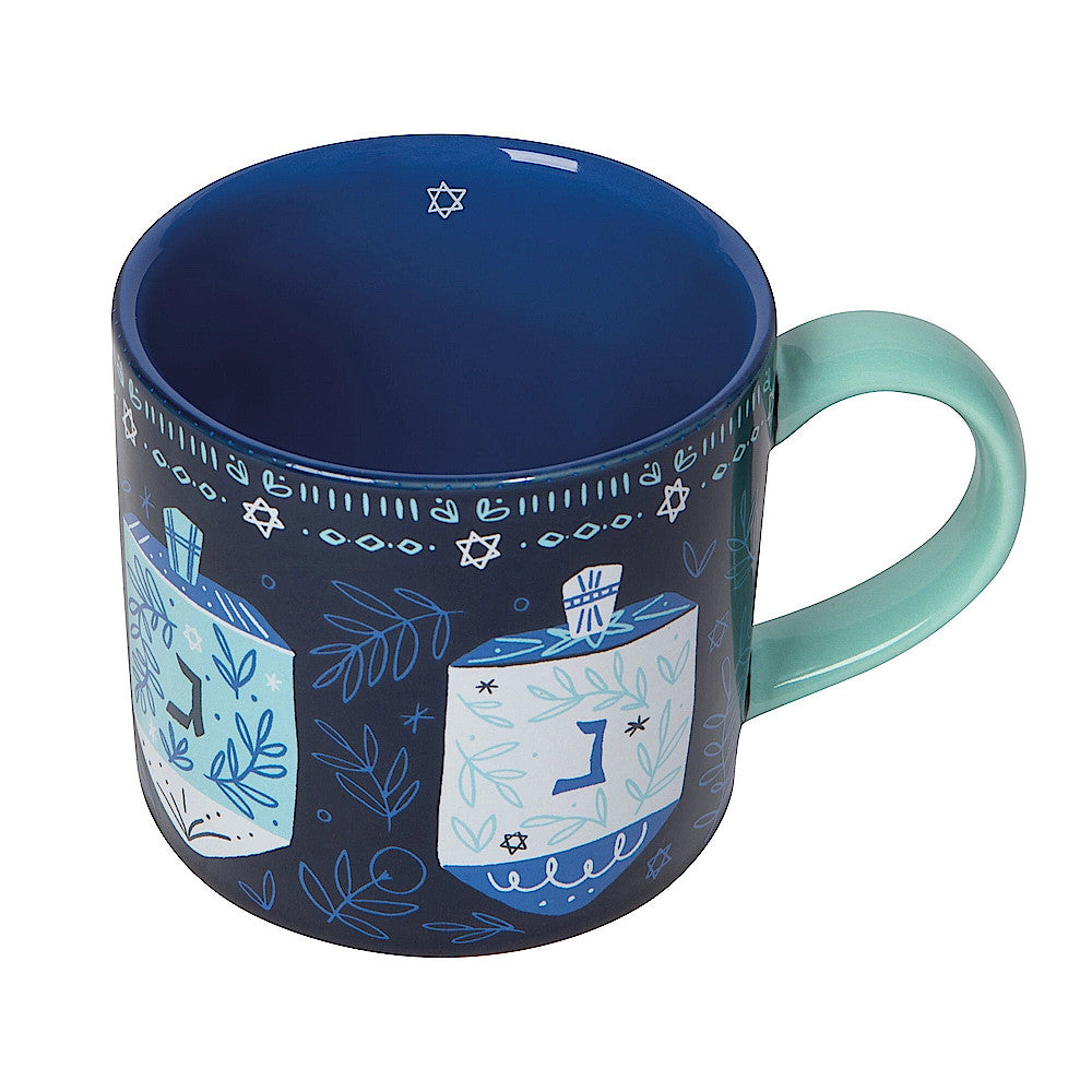 Blue Dreidels Mug