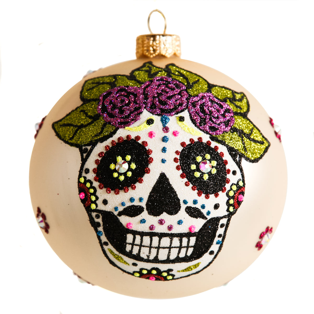Thomas Glenn Holidays Red 'Day of the Dead' Ornament