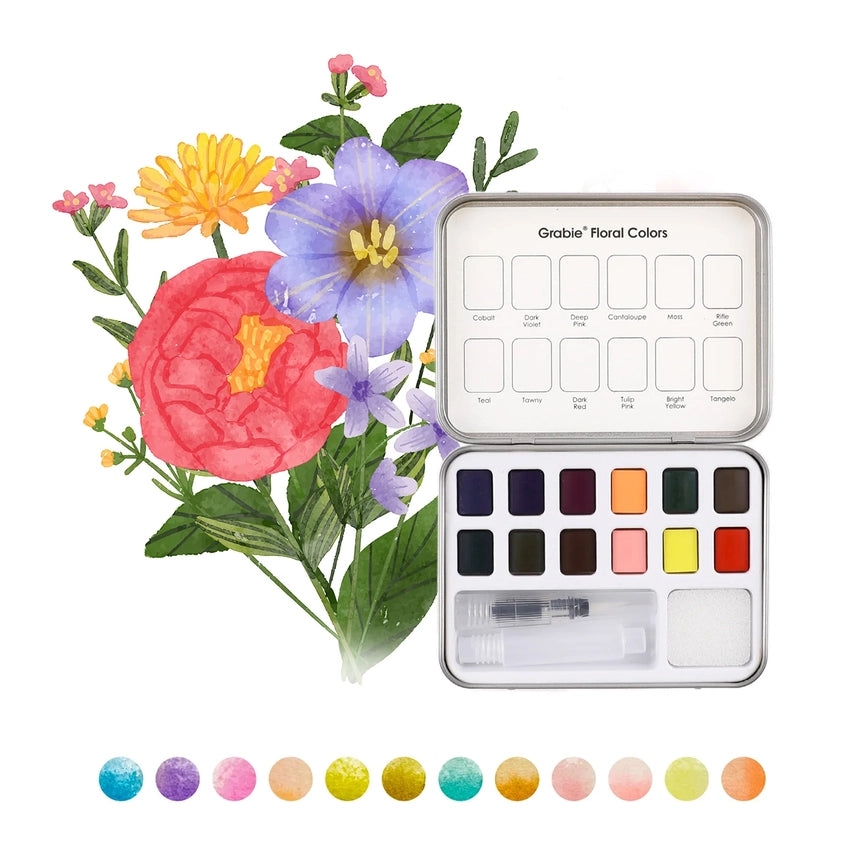 Florals Watercolor Kit