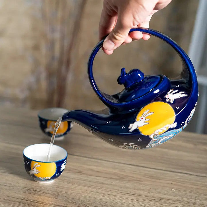Moon Rabbit Tea Set