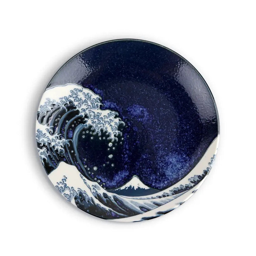 Great Wave Appetizer Plate