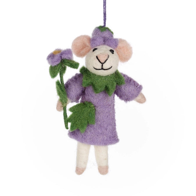 Violet the Mouse Ornament
