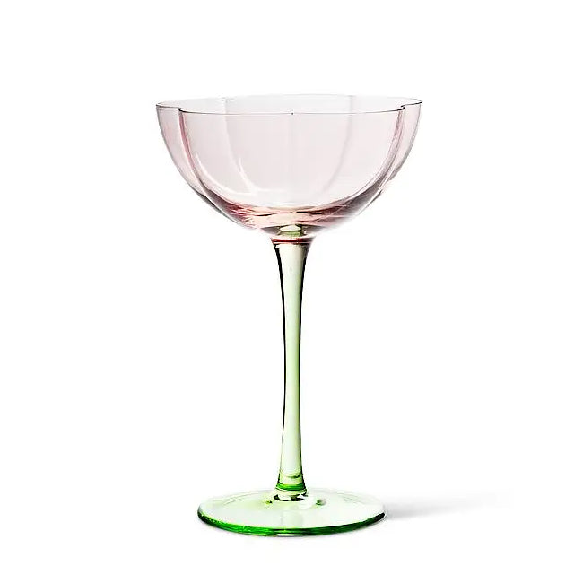 Flower Coupe Glass