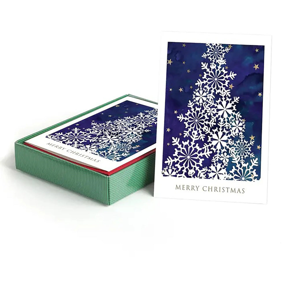 Christmas Tree Laser-Cut Holiday Cards