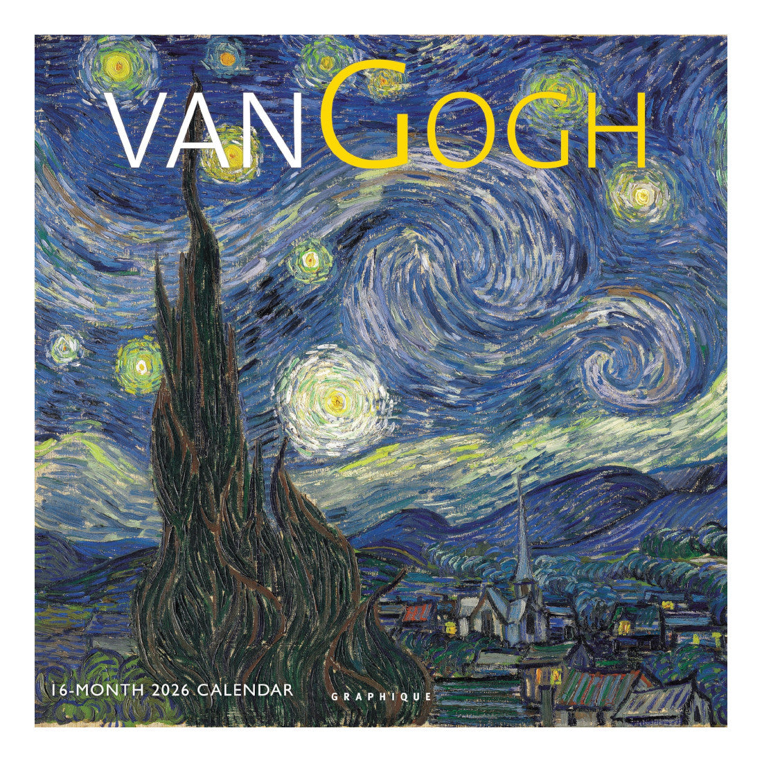2026 Van Gogh Wall Calendar