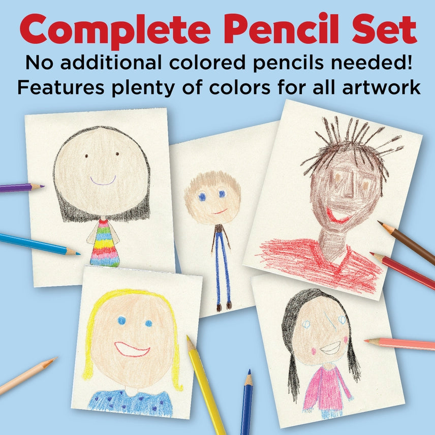 World Colors Pencil Set with Skin Tones