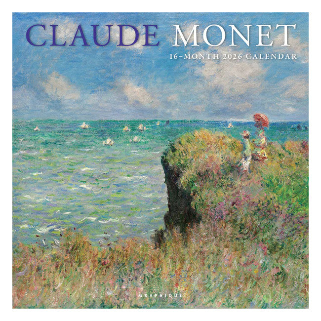 2026 Monet Wall Calendar