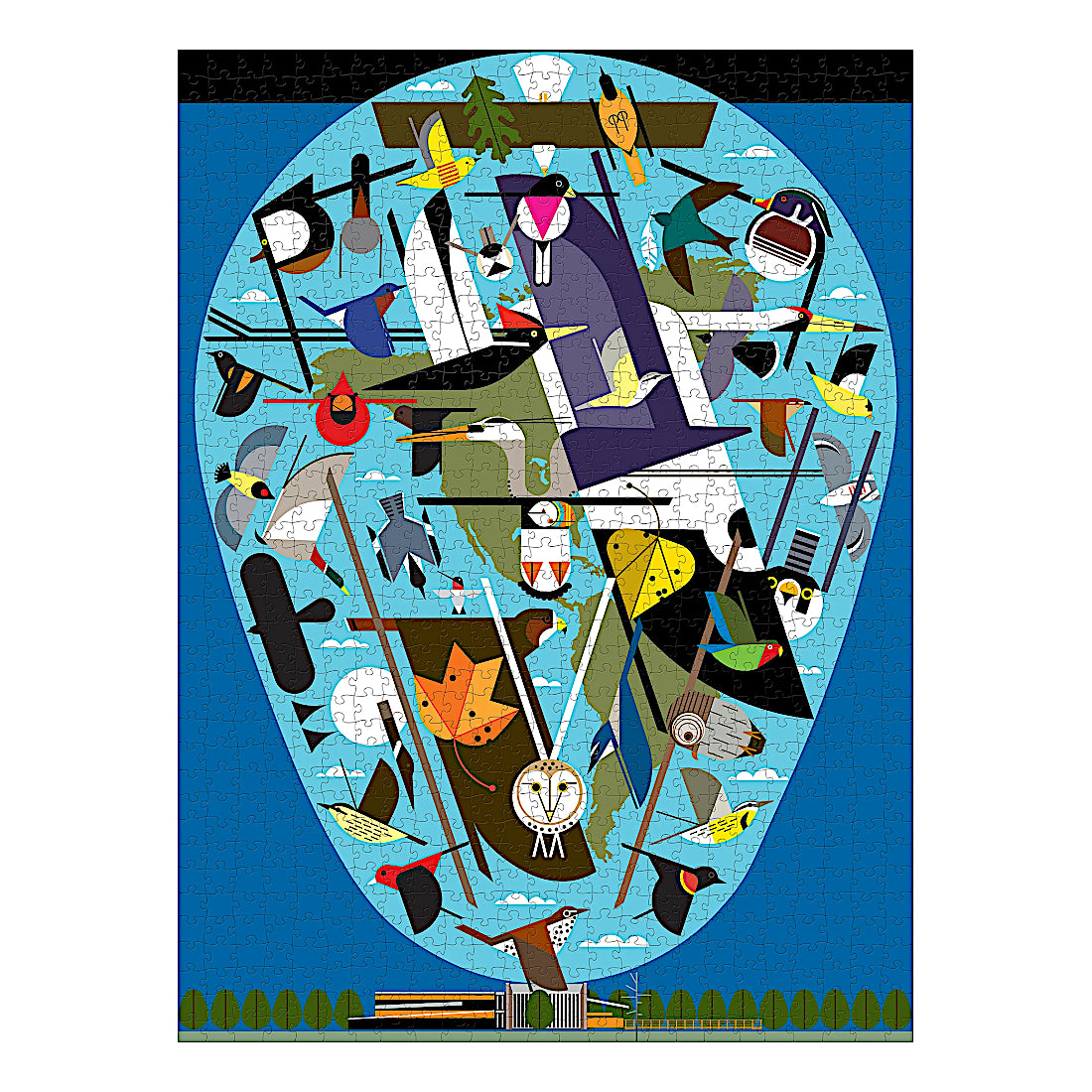 Charley Harper 'World of Birds' Puzzle