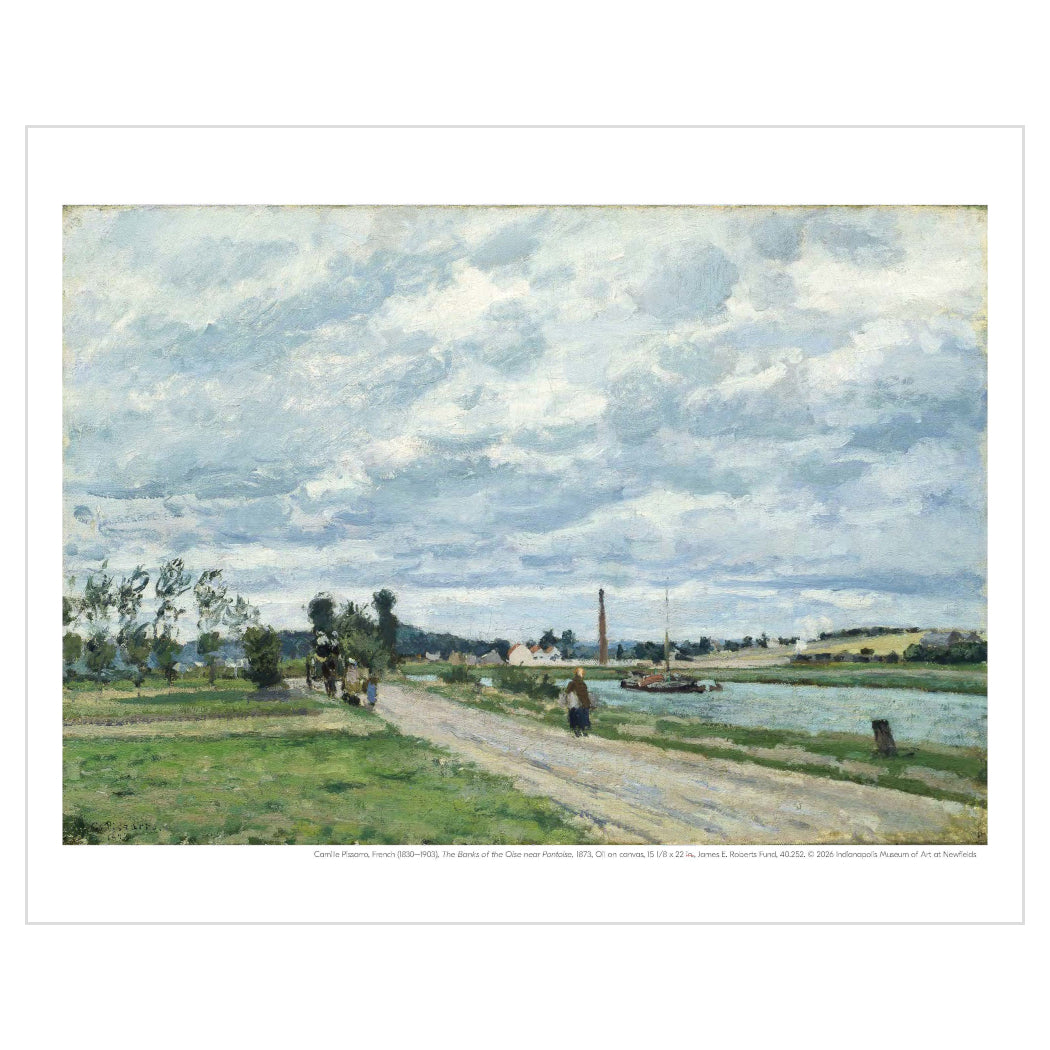 Pissarro 'The Banks of the Oise Near Pontoise' Print