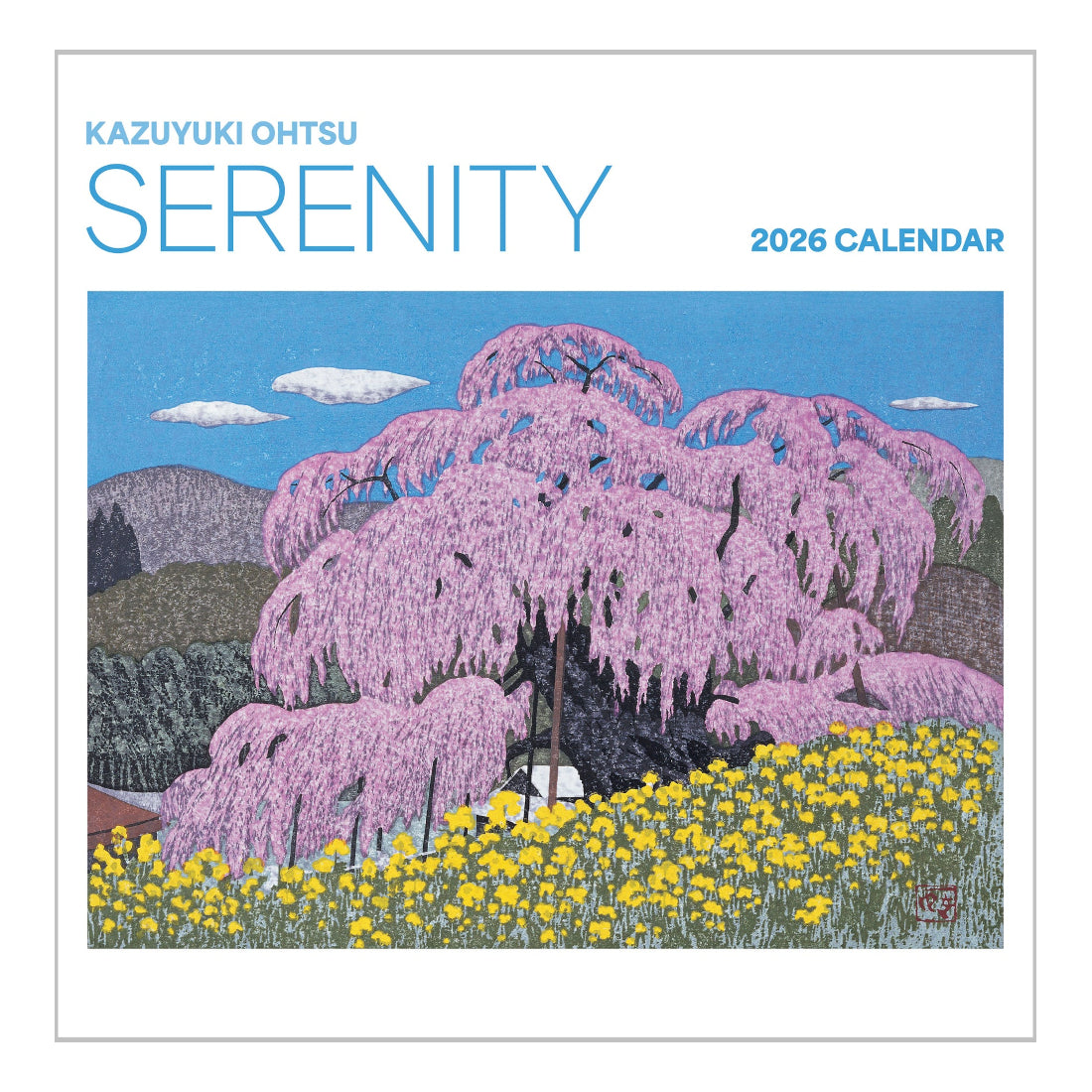 2026 Serenity: Kazuyuki Ohtsu Wall Calendar