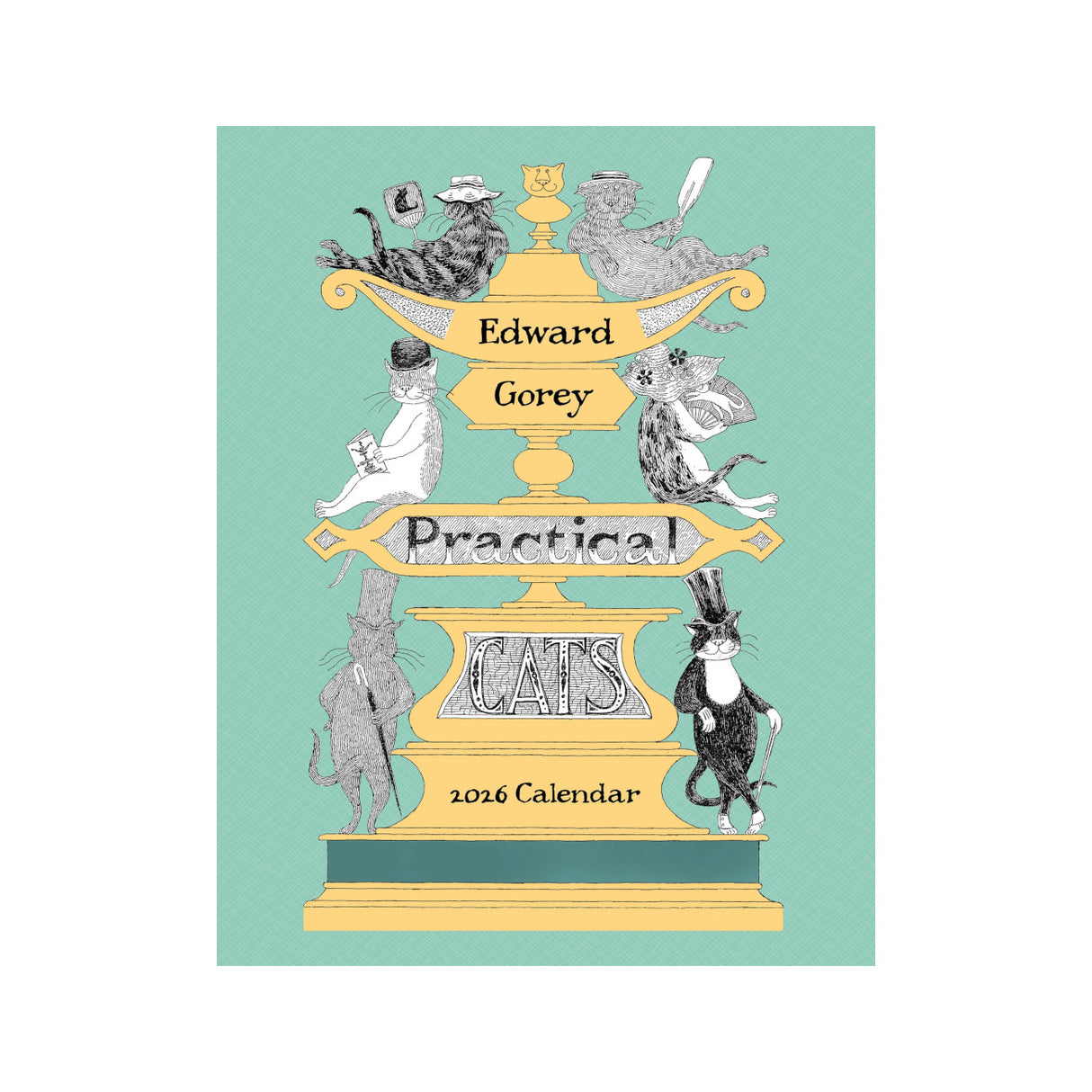 2026 Edward Gorey: Practical Cats Mini Wall Calendar