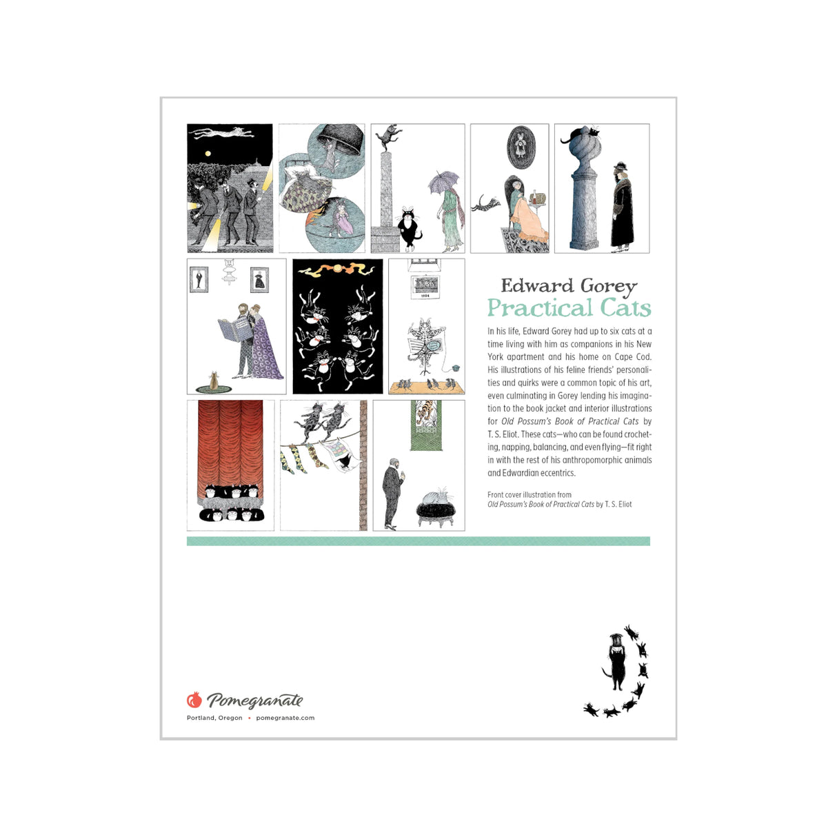 2026 Edward Gorey: Practical Cats Mini Wall Calendar