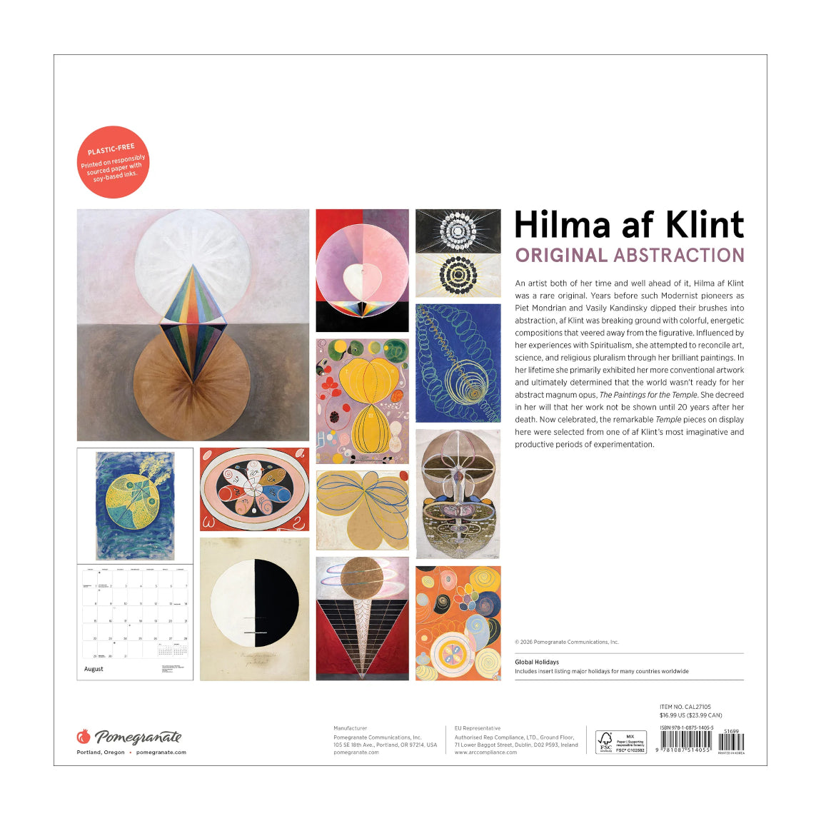 2027 Hilma af Klint Wall Calendar