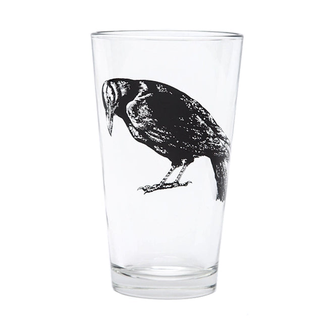 Crow Pint Glass