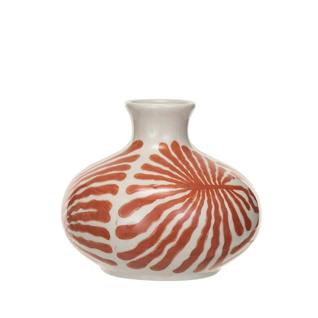 4.5" Abstract Botanical Vase