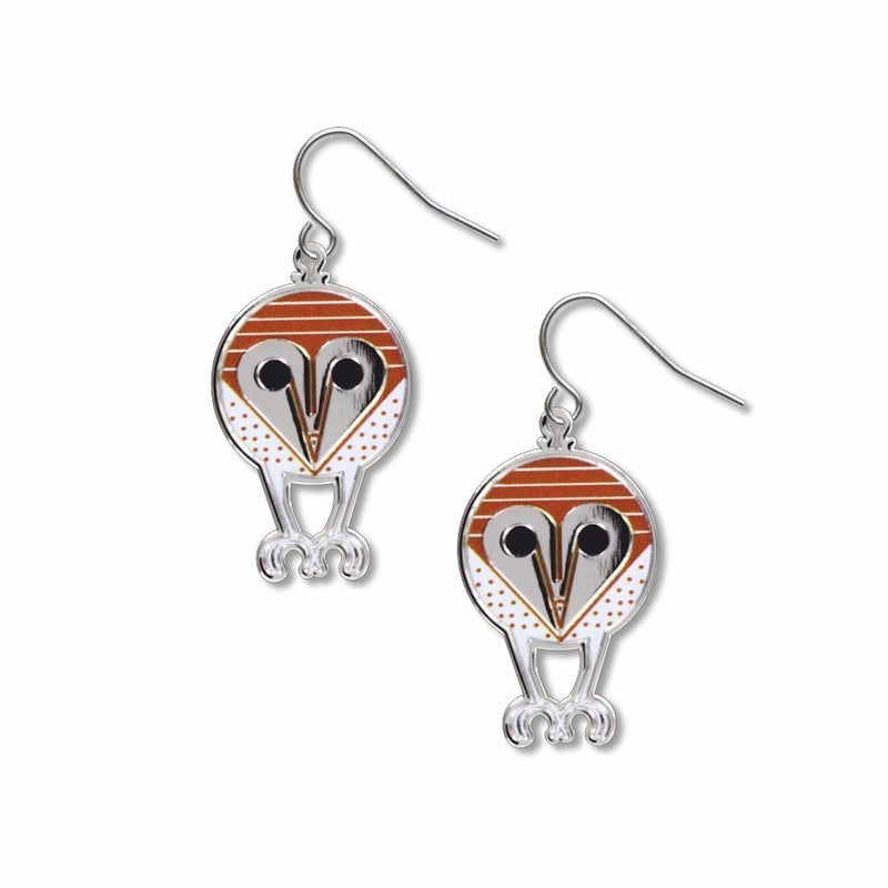 Charley Harper Barn Owl Earrings – The Museum & Garden Shop at Newfields