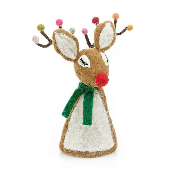 Sassy Rudolph Christmas Tree Topper