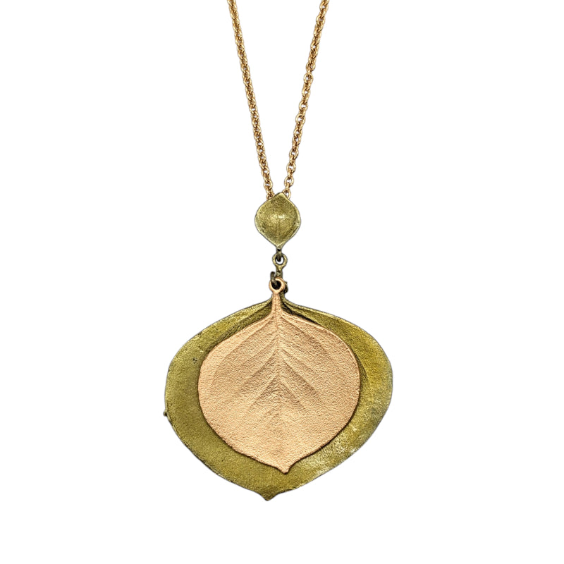 Round Leaf Eucalyptus Necklace
