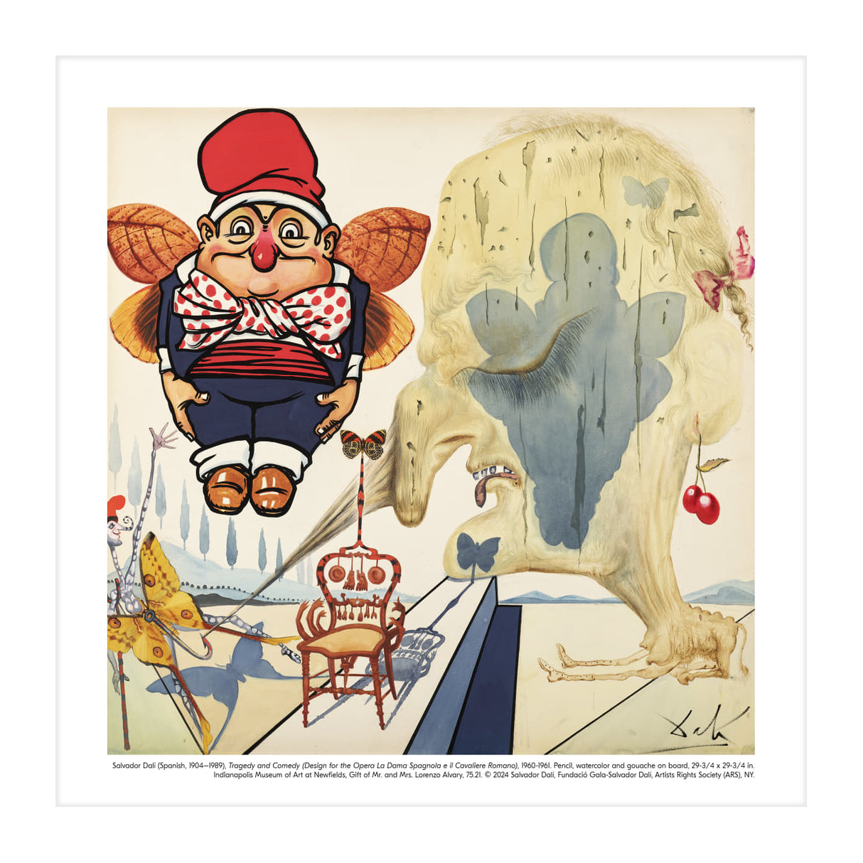 Salvador Dalí 'Tragedy and Comedy' Print