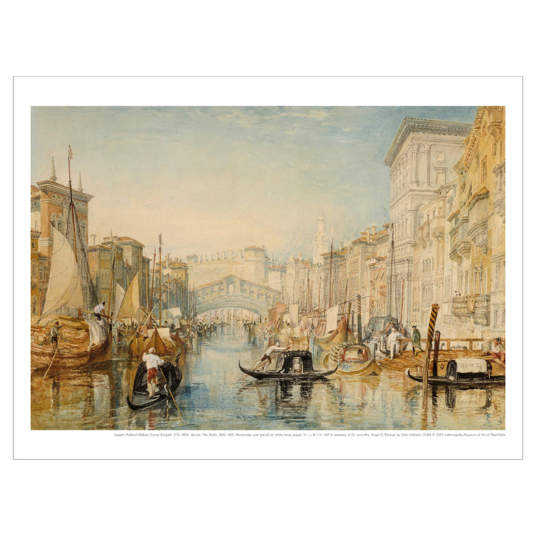 JMW Turner 'Venice: The Rialto' Print