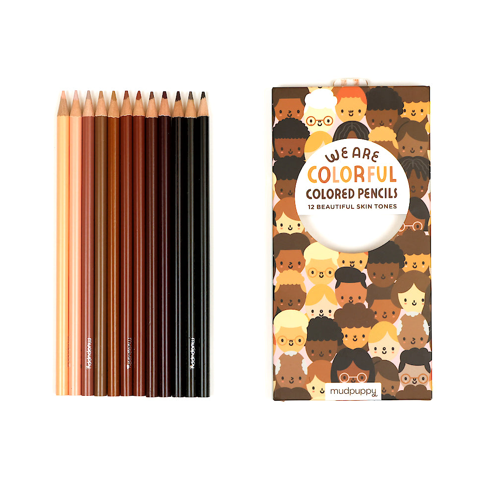 We Are Colorful Skin Tone Colored Pencils