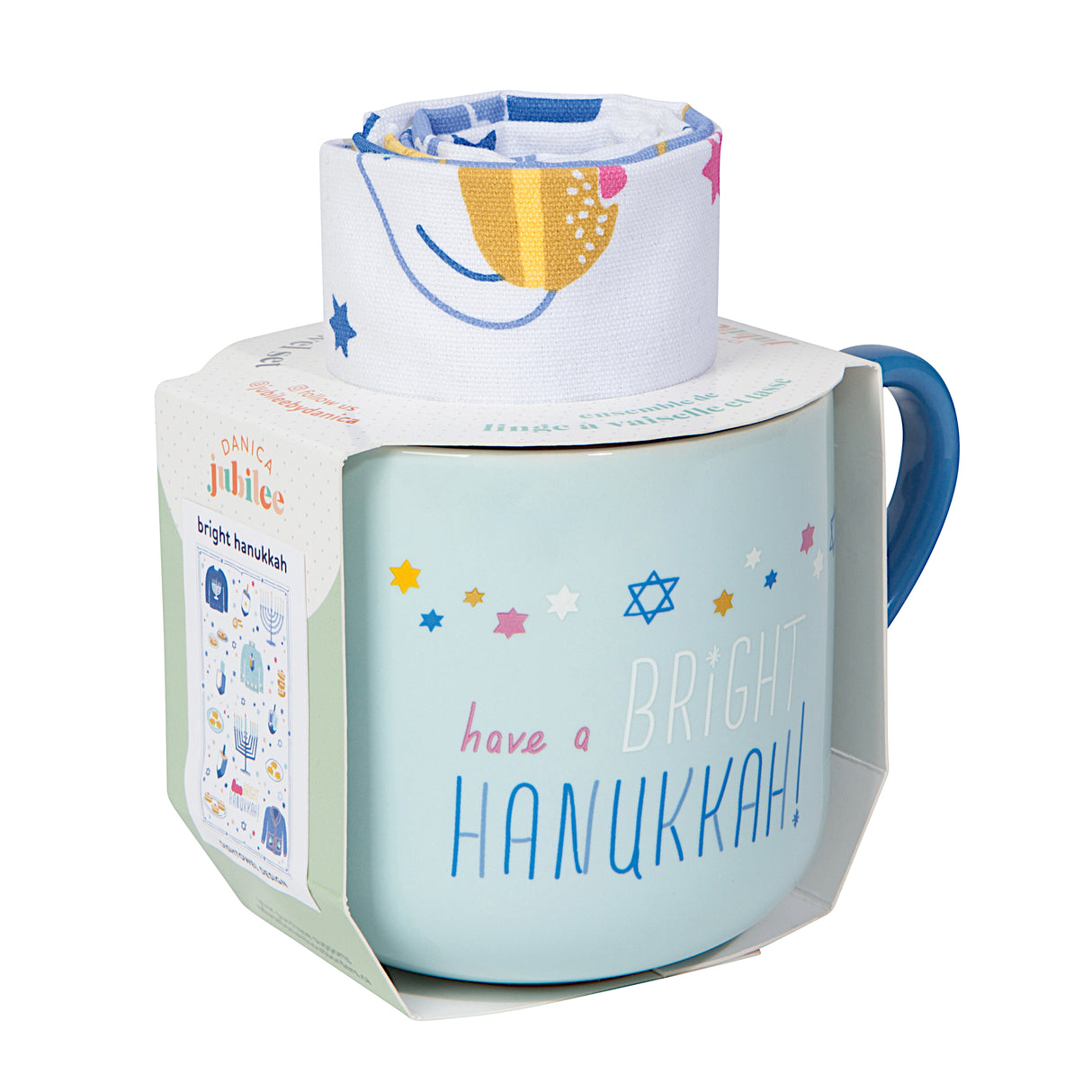 Hanukkah Mug & Tea Towel Set