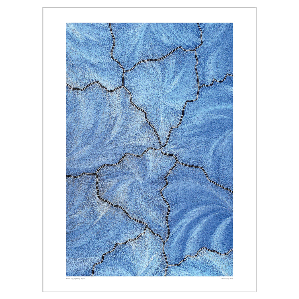 Sarrita King 'Lightning' Print