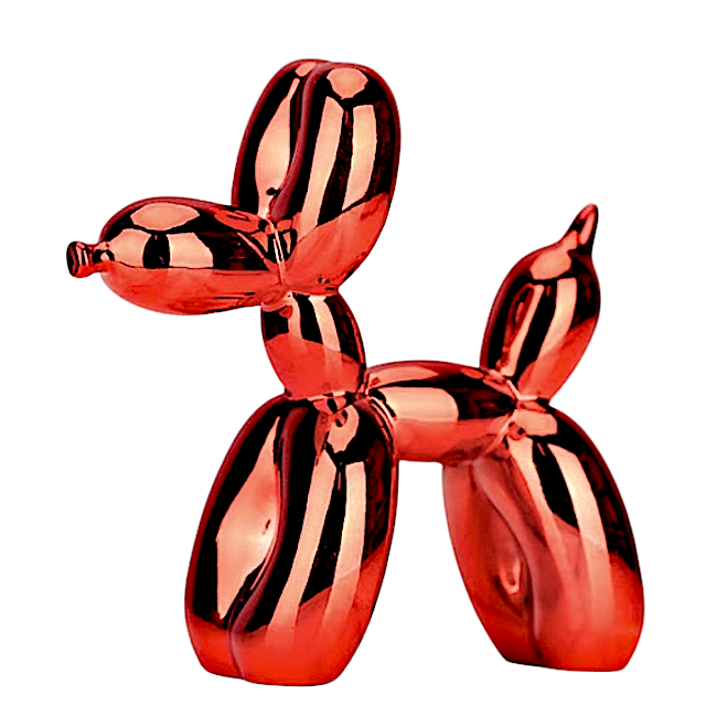 Metallic Balloon Dog