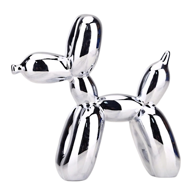 Metallic Balloon Dog