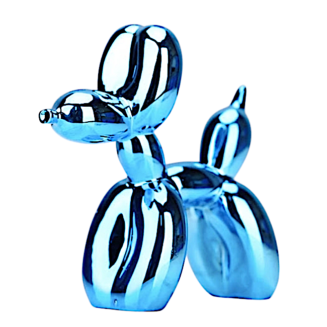 Metallic Balloon Dog