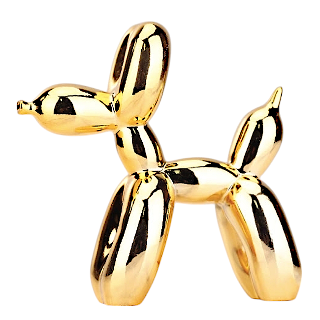 Metallic Balloon Dog