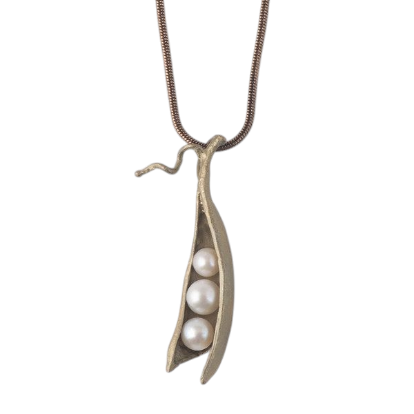 Three Peas in a Pod Necklace