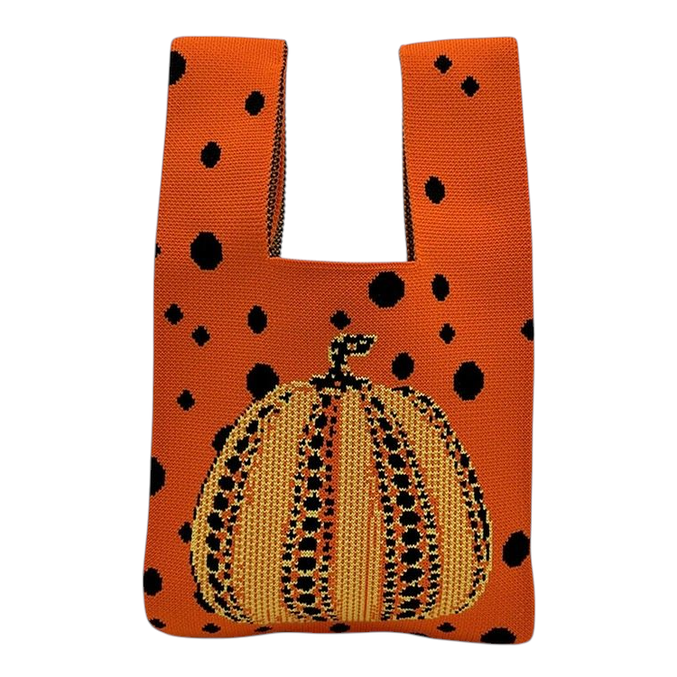 Knit Pumpkin Bag