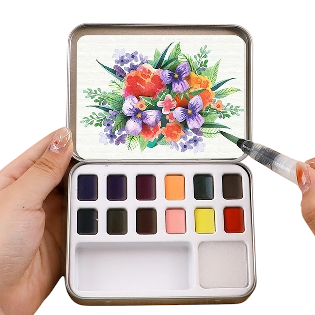 Florals Watercolor Kit