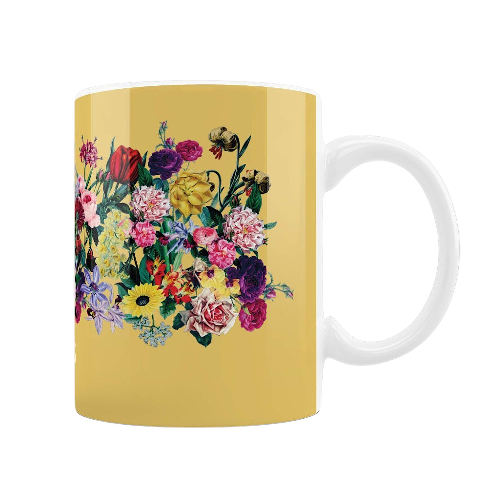 Newfields Flowers Mug - Yellow