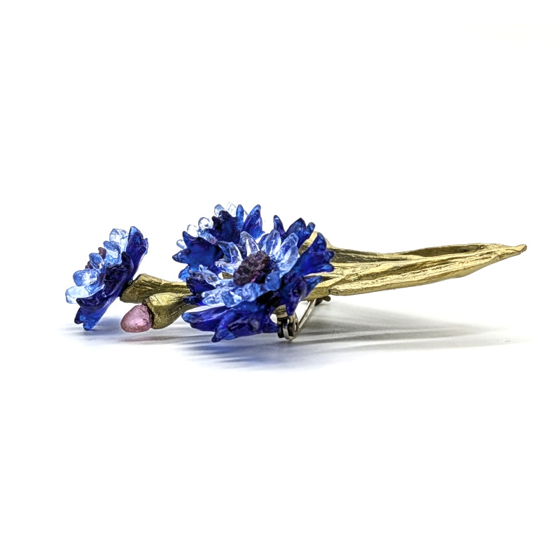 Cornflower Brooch