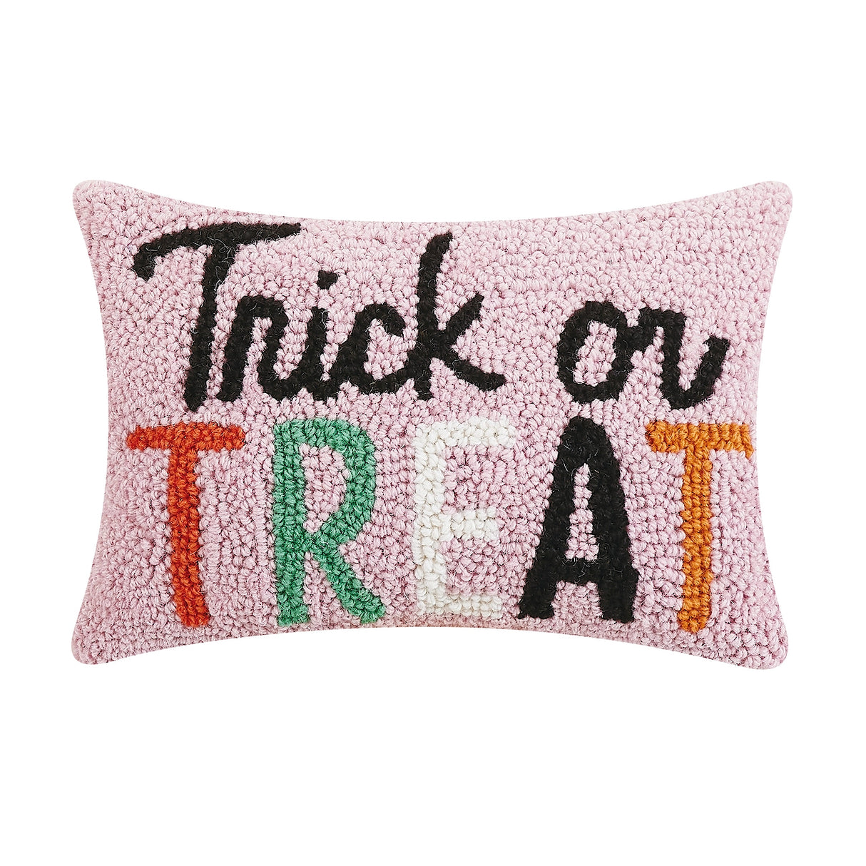 Trick or Treat Hooked Pillow