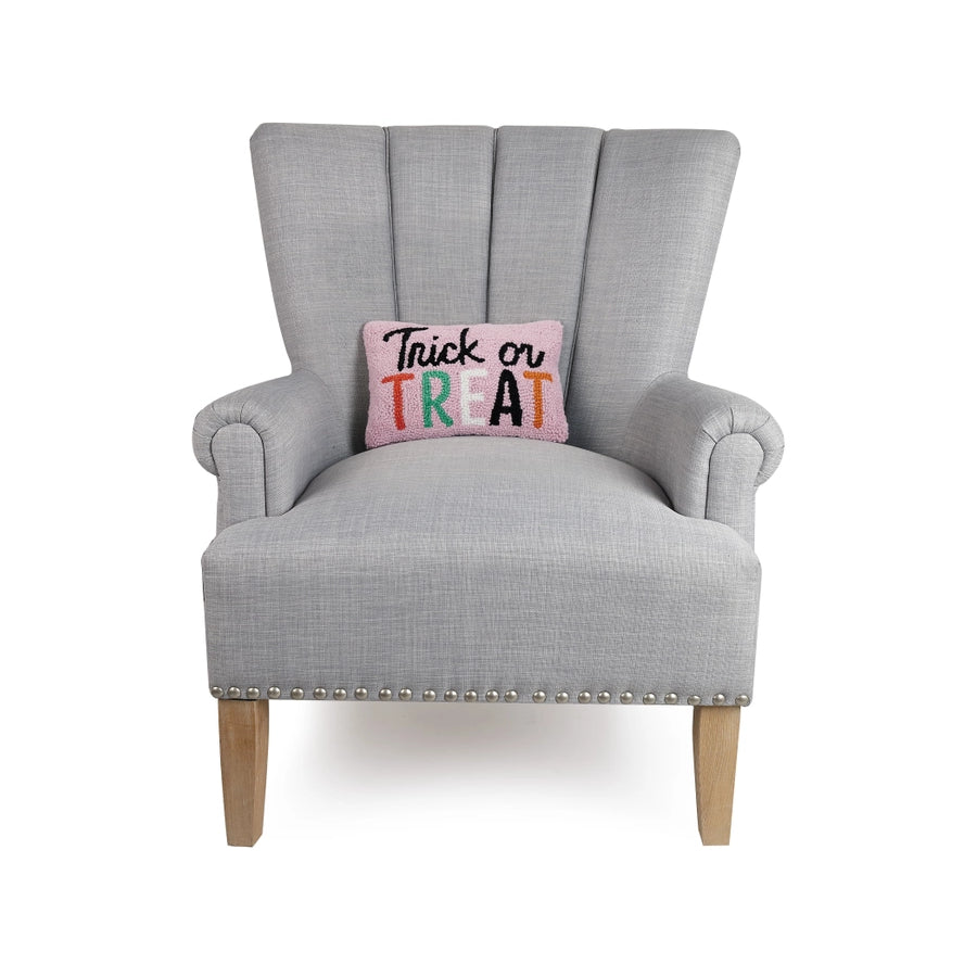 Trick or Treat Hooked Pillow