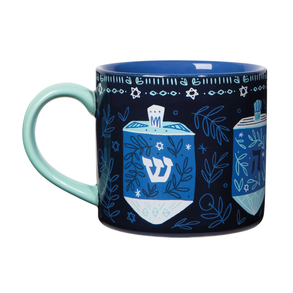 Blue Dreidels Mug