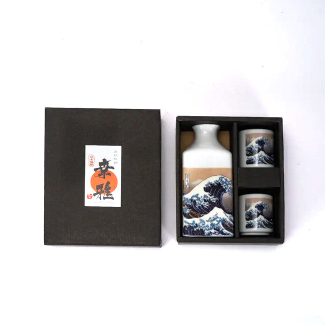 The Great Wave Sake Set - 6 oz