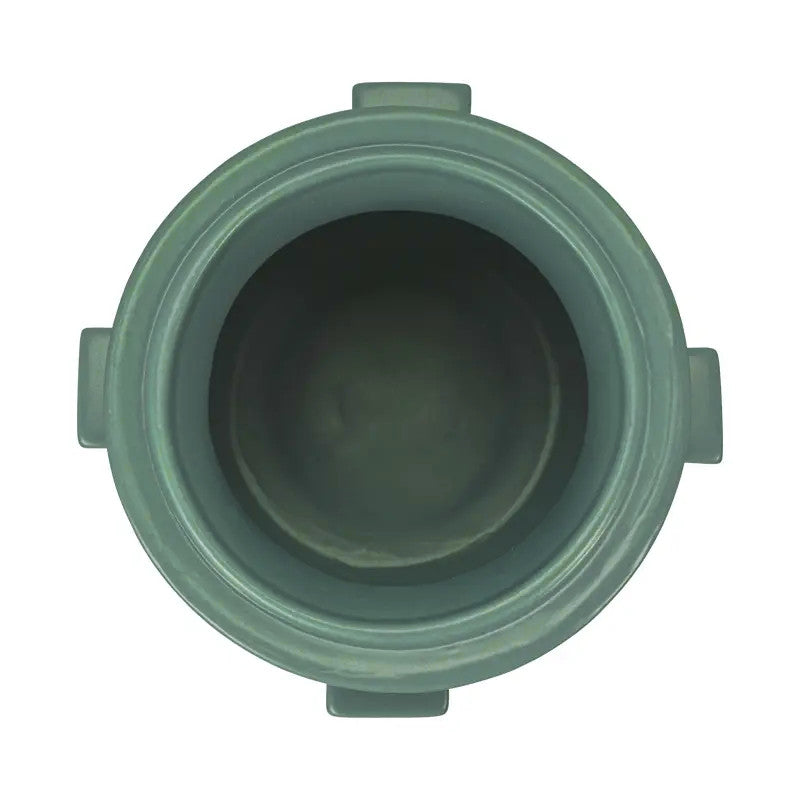 Teco Green 4-Buttress Vase