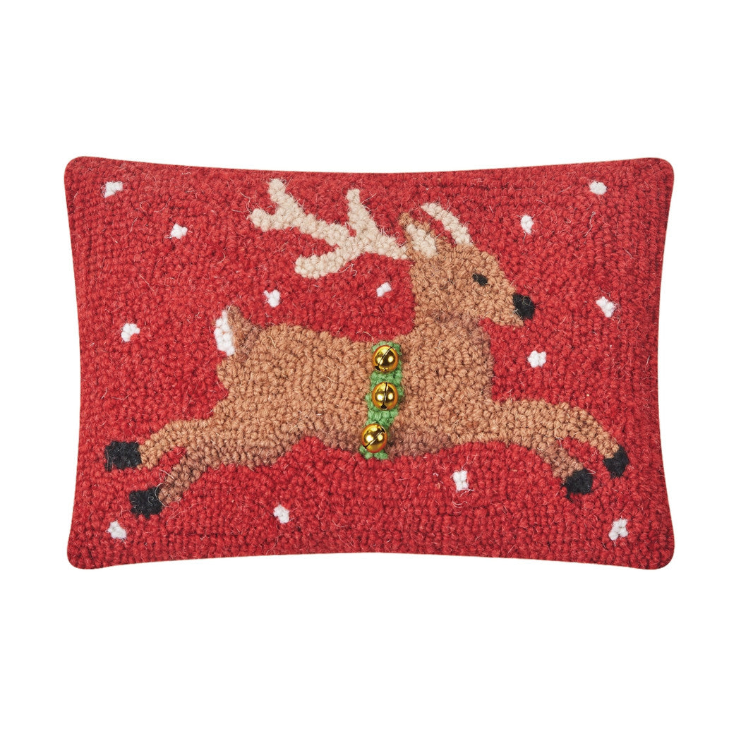 Reindeer Pillows with Bells