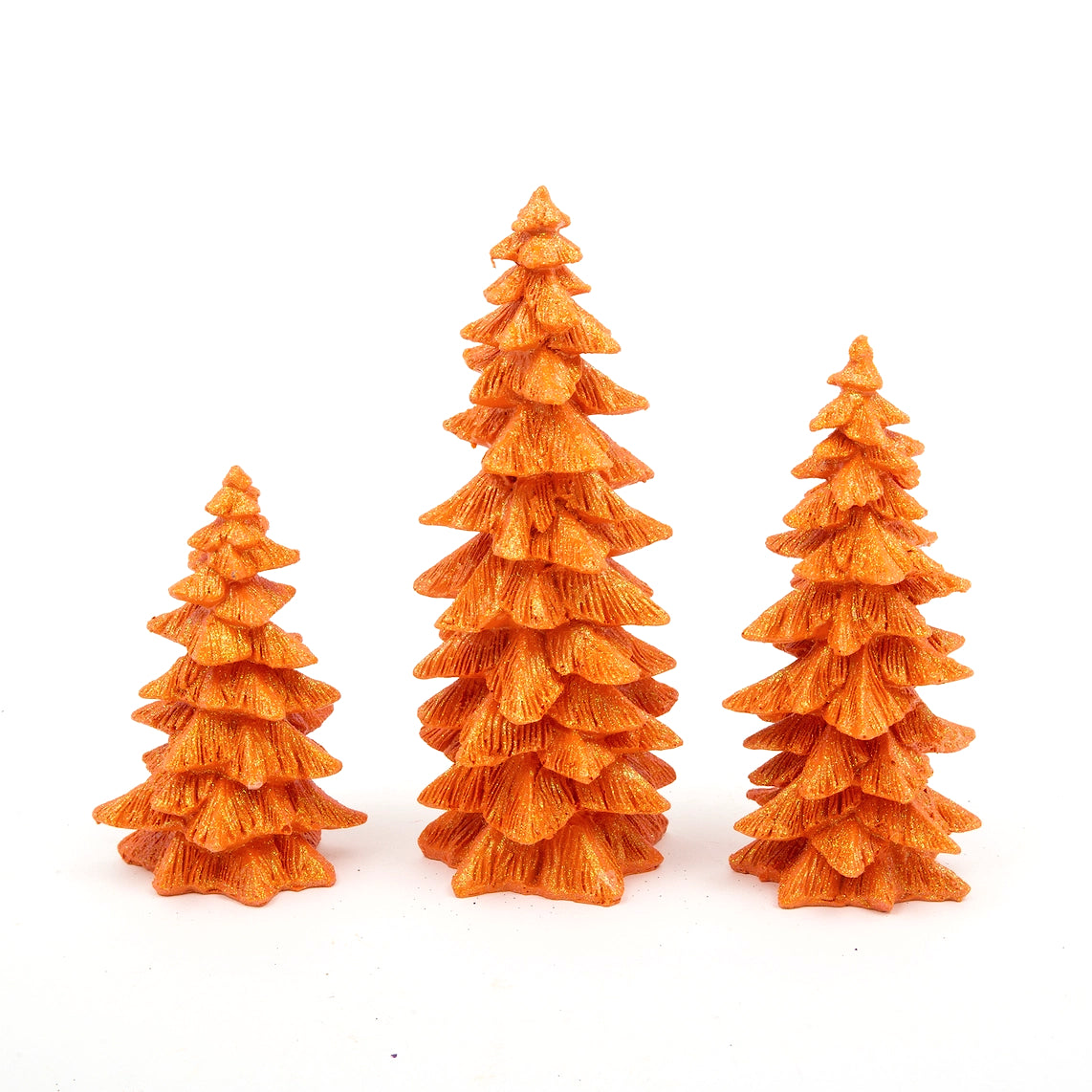 Orange Glitter Tree