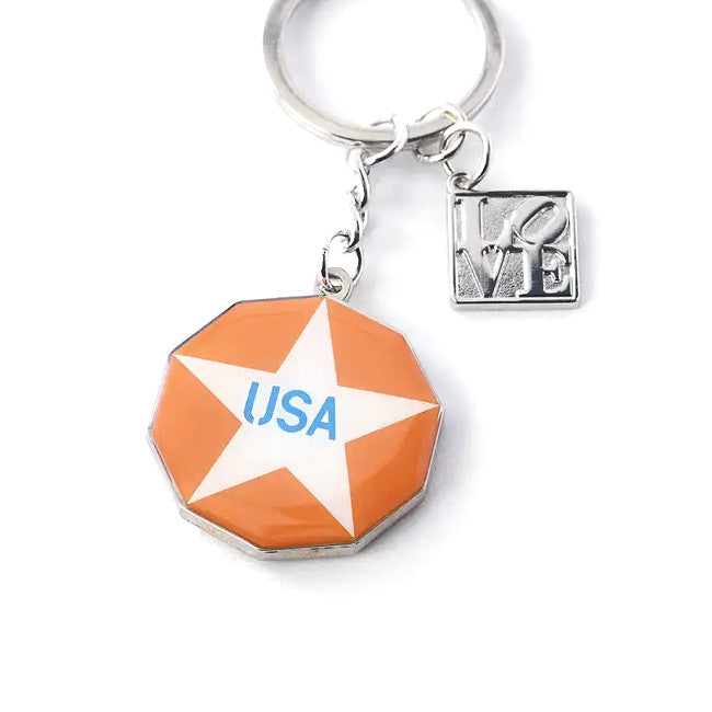 Robert Indiana 'New Glory Penny' Keychain
