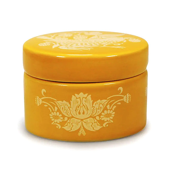 Morris 'Strawberry Thief' Trinket Box - Yellow