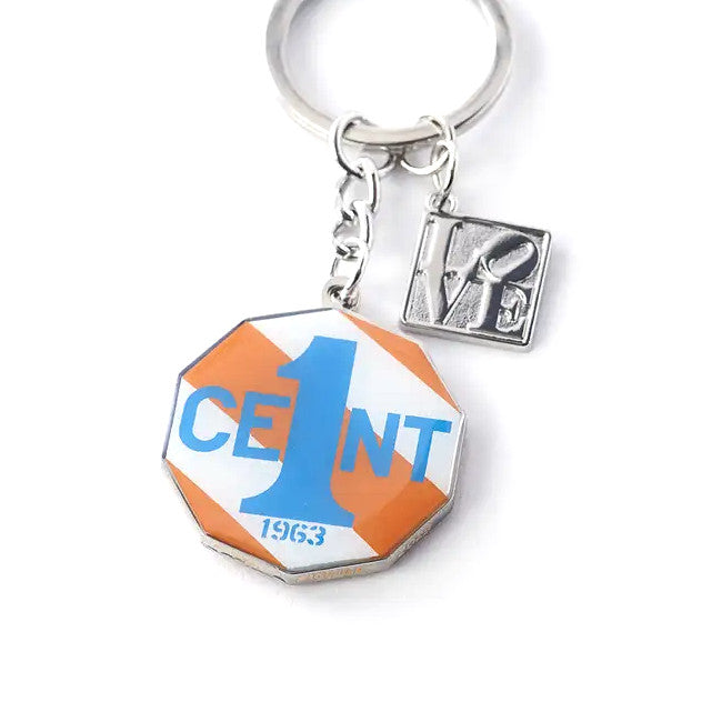 Robert Indiana 'New Glory Penny' Keychain