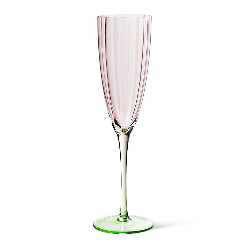 Flower Champagne Glass