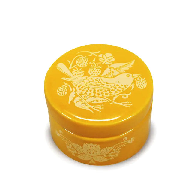 Morris 'Strawberry Thief' Trinket Box - Yellow