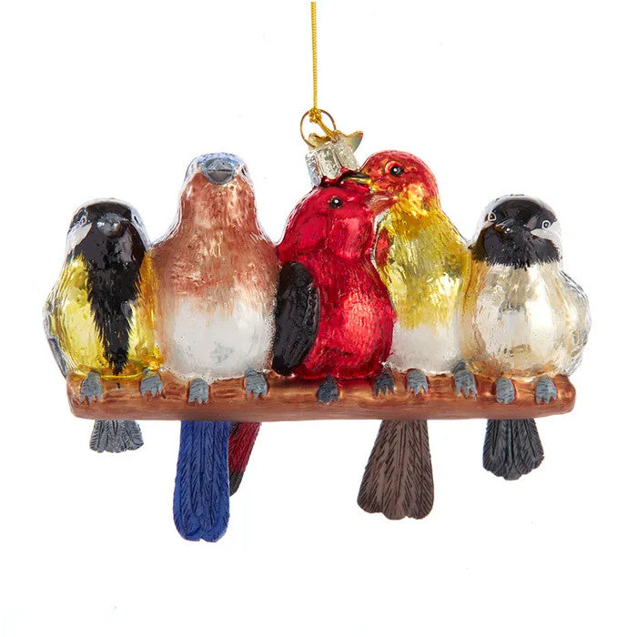 Noble Gems™ Glass Songbirds Ornament