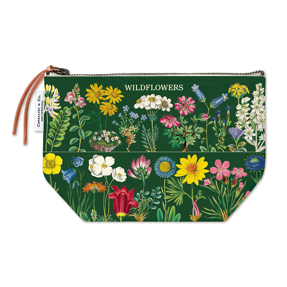 Vintage Wildflowers Pouch